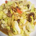 ももちゃんパンダ's cooksnap of when they made 豚ひき肉の野菜炒め◆美味しいオイマヨ味◆.