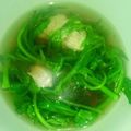 inLondon's cooksnap of when they made 梅入り♪豚肉と水菜のスープ.