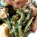 おまめˆᴗˆ's cooksnap of when they made ゴーヤと豚バラ炒め 卵なしチャンプルー.