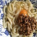 ﾌﾞﾚﾝﾀﾞ's cooksnap of when they made 簡単★納豆釜玉うどん.