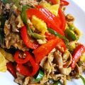 よっしぃ茶漬け's cooksnap of when they made 豚肉とパプリカのなんちゃって青椒肉絲.