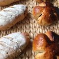 ごごchan☆'s cooksnap of when they made ✿胡桃とレーズンのパン✿.