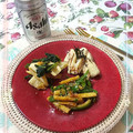 sakuraロゼット's cooksnap of when they made ほうれん草と竹輪のわさび醤油和え.
