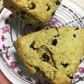 gachakko's cooksnap of when they made ＨＭで♪チョコチップ入りの抹茶スコーン.