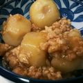 しょこちゃんです's cooksnap of when they made 里芋と鶏ひき肉の煮物.