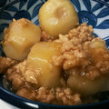 しょこちゃんです's cooksnap of when they made 里芋と鶏ひき肉の煮物.
