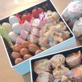 ch119_sa's cooksnap of when they made ハチエモン　☆キャラ弁おかず☆.