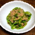 パンダフル！'s cooksnap of when they made レンジで簡単♪やみつきピーマン.