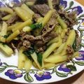 natsuko｡˚✩'s cooksnap of when they made 大葉香る＊牛肉とお芋の甘辛炒め♪.