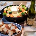 まにょろん's cooksnap of when they made BRUNOホットプレートチーズフォンジュ.