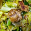 tmm42's cooksnap of when they made 豚こまとキャベツの甘酢炒め.
