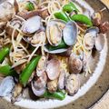 chiii's cooksnap of when they made ボンゴレ・ビアンコ（あさりのパスタ）.