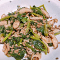 クック815UCT☆'s cooksnap of when they made 簡単っ！挽肉とほうれん草のオイスター炒め.