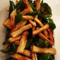 dyaiko's cooksnap of when they made ちくわとピーマンのきんぴら.