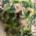 クック6E1ZGB☆'s cooksnap of when they made ツナとほうれん草のマヨ和え.