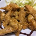くまじ◎'s cooksnap of when they made 簡単♪鶏胸肉でヘルシータンドリーチキン風.
