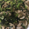 クック2VPQBT☆'s cooksnap of when they made 調理師さんの小松菜と豚肉のゴマ味噌炒め.