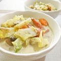 イベ長's cooksnap of when they made ♡お野菜たっぷり♡　塩昆布×豆乳スープ.