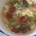 Yokchina's cooksnap of when they made 五十嵐シェフのトマトの酸辣スープ.