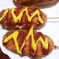 きさぁ's cooksnap of when they made 韓国 アメリカンドッグ チーズ ハットグ.