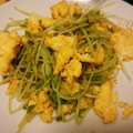 しらたまこむぎ's cooksnap of when they made 豆苗と卵のふわとろ炒め.