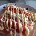 クック1S0J7X☆'s cooksnap of when they made カニかまのチーズマヨトースト.