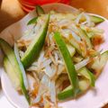 ニナw's cooksnap of when they made 簡単♪きゅうりと もやしで！おかか酢の物.