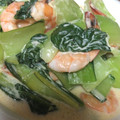 no1642's cooksnap of when they made パパッと♪えびと青梗菜のマヨ炒め.