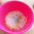 ポメちょん's cooksnap of when they made 離乳初期☆しらすと人参の10倍粥.