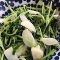 めいちママ＊'s cooksnap of when they made シャキッと豆苗 にんにく炒め.