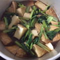HomaRuu's cooksnap of when they made 厚揚げと小松菜の含め煮.