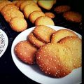 ﾃﾞﾗｯｸｽ･まつこ's cooksnap of when they made ♡ごまゴマ♡クッキー.