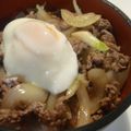 taishourei's cooksnap of when they made ✿簡単✿１：１：１の調味料de牛丼.