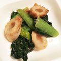 ゆうとママ❤︎'s cooksnap of when they made 小松菜とちくわのゴマ和え.
