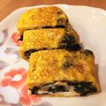 たみひつあ's cooksnap of when they made お弁当に♪ほうれん草とベーコンの卵焼き.