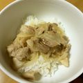 まったりFE's cooksnap of when they made 甘辛だれが絶品！本格豚丼.