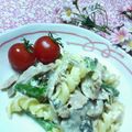 キョク's cooksnap of when they made きのこのパスタサラダ.