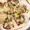 ピッコロ　天使's cooksnap of when they made 余った餃子の皮で☆簡単手抜きピザ.