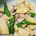 tamama1102's cooksnap of when they made ❀筍と豚肉の味噌いため❀.