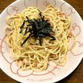カメ姫☆'s cooksnap of when they made 和風醤油バター焼きたらこパスタ.