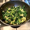 クックD1BM2A☆'s cooksnap of when they made 春色。ほうれん草と卵の炒め物.
