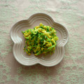 クレイプメートル's cooksnap of when they made 豆苗と卵の炒めもの☆コンソメ味.