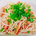 fuka6616's cooksnap of when they made ダイエットにも！ハムともやしのペペロン風.
