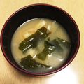 take♪aki♪'s cooksnap of when they made 大根＆油揚げ＆若芽のお味噌汁.