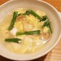 ☆Rionちゃん☆'s cooksnap of when they made 卵としめじと豆腐とはるさめとニラのスープ.