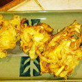 ダッフィーニーうに's cooksnap of when they made ひめ皮(筍)と桜えびのかき揚げ.