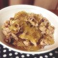 よっⓒ犬's cooksnap of when they made 簡単！春雨と豚肉の炒め物.