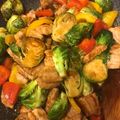 Yuri427's cooksnap of when they made 旨っ！♡栄養満点♡芽キャベツの回鍋肉.