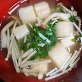 ムーミン☆ママ's cooksnap of when they made ★絹ごし豆腐ときのこのツル②お味噌汁★.