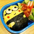 kangoooo's cooksnap of when they made キャラ弁【ミニオンオムライス♡】.